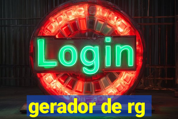 gerador de rg